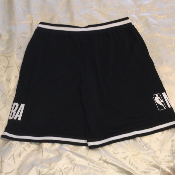 NBA-Men’s Black Basketball Shorts-Size XXL